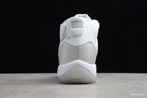 SilverVast Air White 11 AR0715-100 Metallic Jordan AR0715-100 Grey WMNS 0825